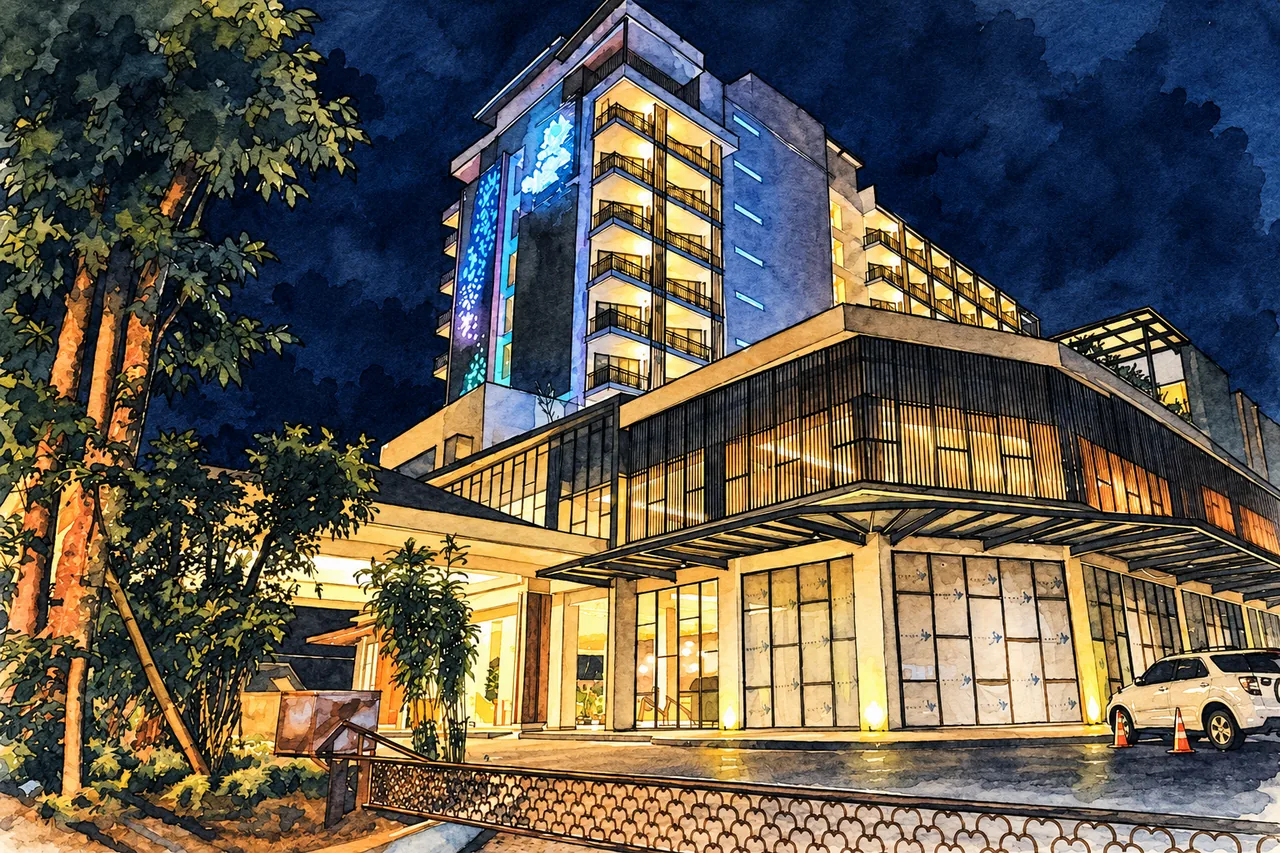 ILLIRA Hotel Banyuwangi — Illustration based on a real photograph of the property ILLIRA Hotel Banyuwangi — Illustration based on a real photograph of the property